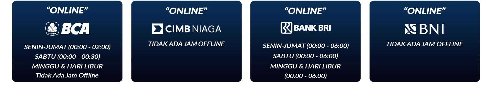 Jadwal Bank YukBola